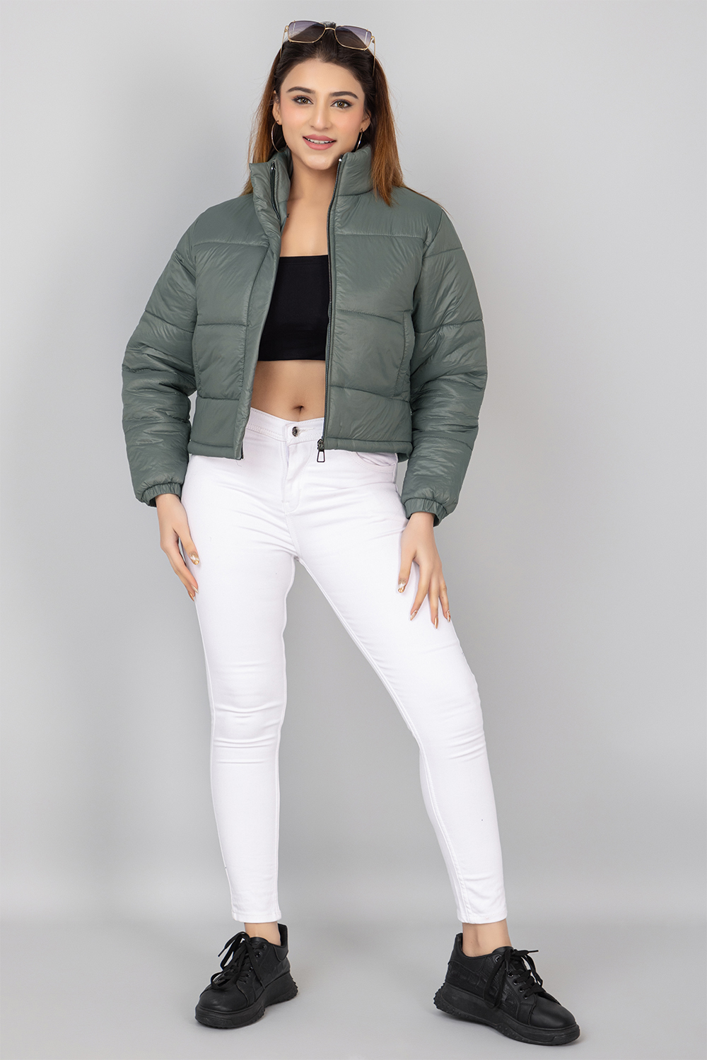 Dark Cloud Crop Jacket for Women