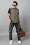 Mens sleeveless jacket - Grey Colour